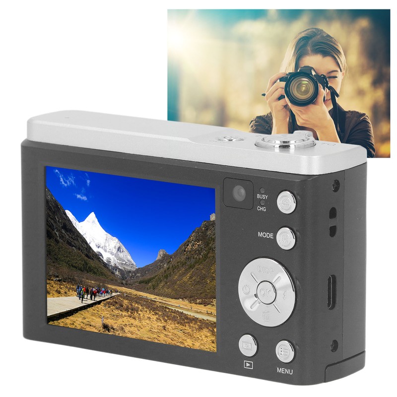 44MP Digital Camera 2.8in IPS Touch Screen 5K Dual Lens