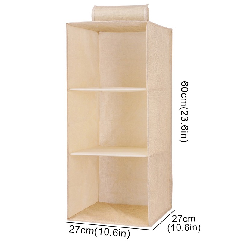 Wardrobe Hanging Storage Bag – Interlayer Drawer-Type Clothes Organizer for