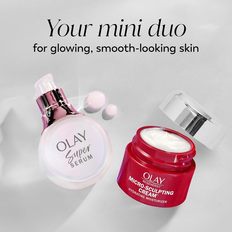 Olay Super Serum and Micro Sculpting Cream Mini Duo Best