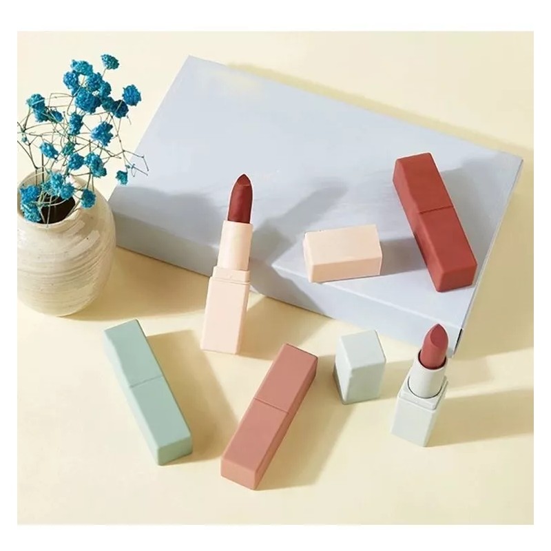 Bonita Cosméticos Set De 5 Labiales Tonos Rojos Matte By