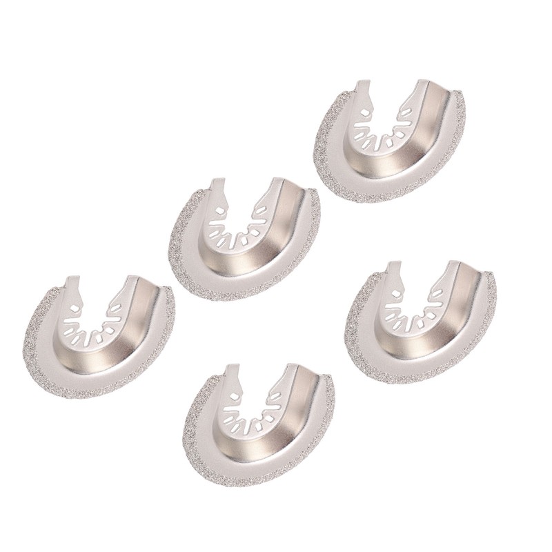 5Pcs Oscillating Saw Blades Universal Diamond Carbide for Tile Grout