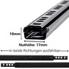 Neuhall Drawer Runners 214 mm Nut Height 17 mm Black