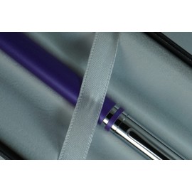 Cross Limited Collection Classic Avitar Matte Purple Barrel with Polished Chrome Appointments, and Matching Signature Mid Ring, Medium Point Luxury Gift Pen