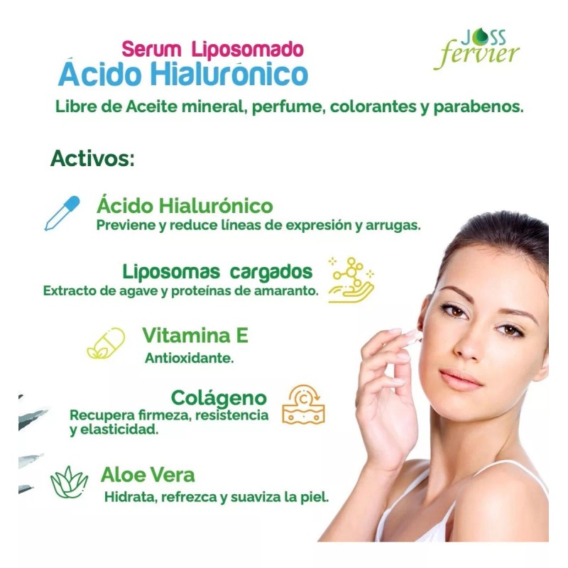Joss Fervier Serum Acido Hialurónico Con Agave Y Proteina 2x1