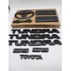 Unbranded 2007-2013 Blackout Emblem Overlay Kit Set For Tundra SR5