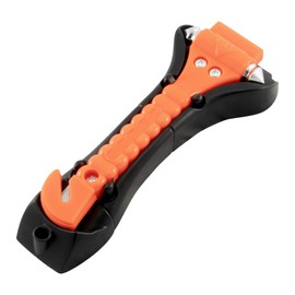 DL-Racing Emergency Hammer with Seat Belt Cutter for Car Window Glass Window – Pack of 2