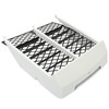 HECASA Radiator Cover + White Grille Compatible with 1987-2006 Yamaha