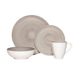 Mikasa Savona Grey 4-Piece Place Setting, Service for 1 -