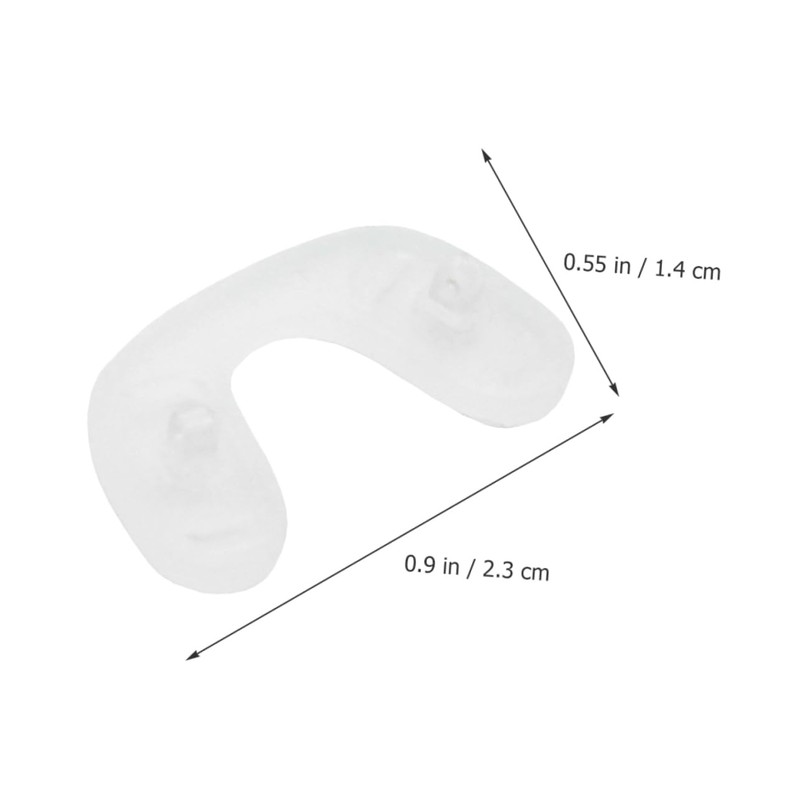 IWOWHERO Non-slip Sticker for Glasses 8pcs Eyeglass Nose Pads Nose