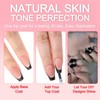 INENK French Tips Gel x Nail Tips, 240PCS Deep Black