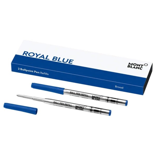 Montblanc Ballpoint Pen Refills (B) Royal Blue 124491 – Refill