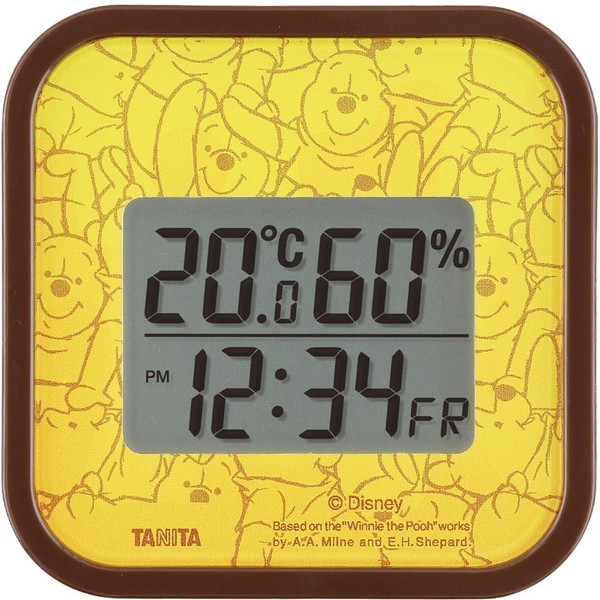 Tanita Digital Thermometer and Hygrometer Pooh TT - DY01 - PO