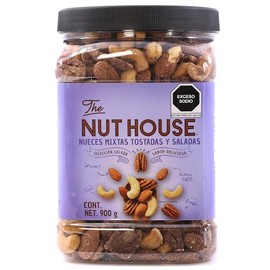 The Nut House - Mezcla de Nueces Tostadas y Saladas - Vitrolero 900g