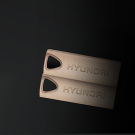 Hyundai Memhyu070 Memoria Usb U2Bk/16Garg - Oro Rosa, 16 Gb Usb 2.0