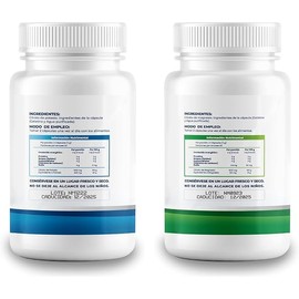 NAIMA Kit Citrato de Magnesio y Citrato de Potasio, 200 Cápsulas por Frasco | Suplemento Alimenticio | Ingredientes Naturales | Puro, Alta Absorción |
