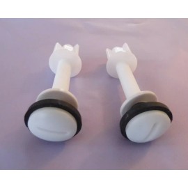 NUFLUSH Toilet Seat & Tank Bolts, Four inches Long so You Can Cut to the Length