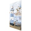 Global Designs Across The Harbour Artwork by Maureen Bondfield Printed