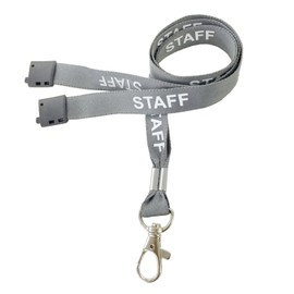 Customcard ltd. StaffGrey Staff Visitor or Polka Dot Lanyards