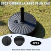 3Pcs Umbrella Base Plug Cap, Umbrella Base Drain Plug Seal