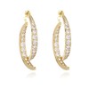 Cross Curved Earrings for Women