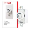 UltraPro 24-Hour Indoor Mechanical In-Wall Timer, 30 Minute Interval, Neutral