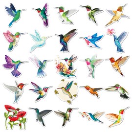 50 Pcs Colorful Birds Vinyl Stickers,Cute Animal Graffiti Stickers,Vinyl Waterproof Sticker for Kids Teens Girls,for Phone Laptop Bottles Skateboard Computer Phone Luggage Guitar Gifts Sticker