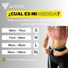 BURZKA Faja Cinturón Pesas Gym Crossfit Mujer Hombre Piel Premium
