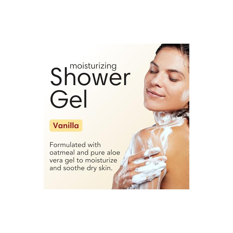 Pack of 3 x Shikai Products Shower Gel - Vanilla