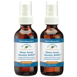 NativeRemedies Stress Away Anxiety Relief Oral Spray 2 Pack
