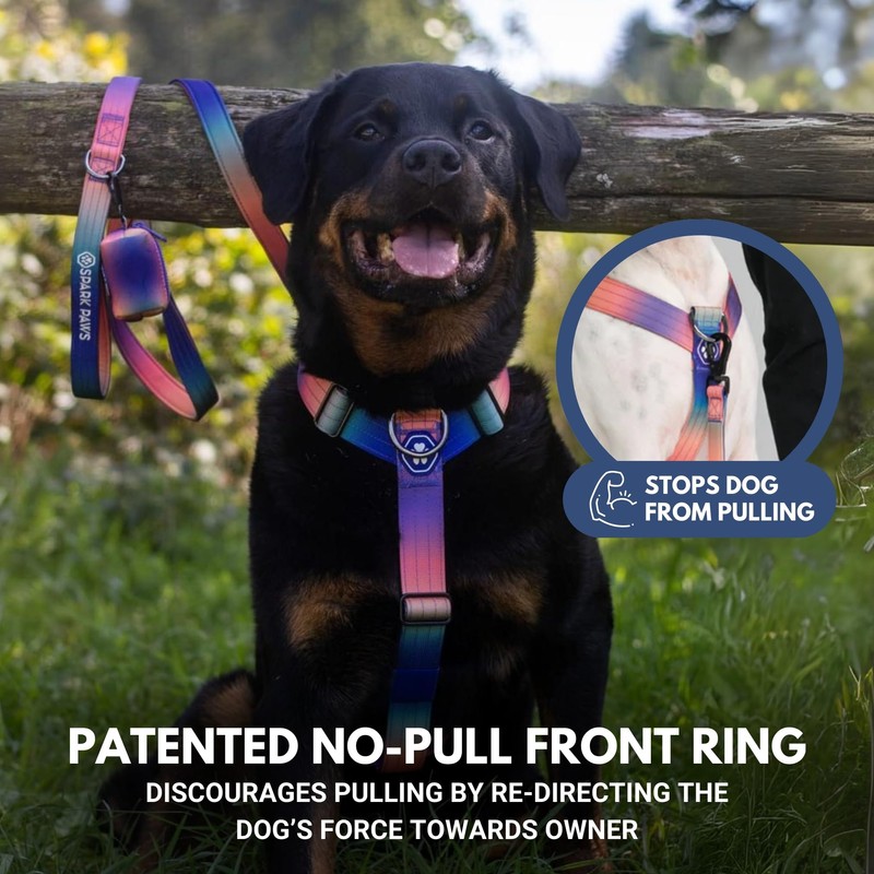 Spark Paws No Pull Dog Harness for Large Dogs, Heavy