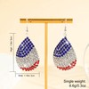 4th of July Independence Day Patriotic Earring for Women American