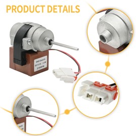 Saihisday Refrigerator Evaporator Fan Motor Part 3015924900 Replacement for Kenmore Refrigerator D4612AAA36