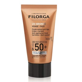 Filorga UV Bronze Face Proteccin Solar para el Rostro FPS 50 Antienvejecimiento para Arrugas y Manchas Oscuras
