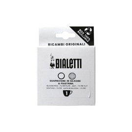 BIALETTI エスプレッソメーカー 交換用 パーツ モカエキスプレス 1カップ用 パッキン&フィルター 0800037 約5.2×5.2×0.3cm