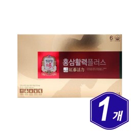 CheongKwanJang Red Ginseng Vitality Plus 30 pieces, gift for middle-aged and senior citizens, fatigue improvement, immunity, antioxidant help / 정관장 홍삼활력 플러스 30개입 중장년 시니어 노인 선물 피로개선 면역력 항산화 도움