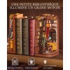 Rolife Silent Corner Study Book Nook Kit 3D Wooden Puzzle