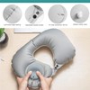 VireEyU Travel Set: Airplane Footrest & Neck Pillow - Height