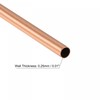 sourcing map Copper Round Tube 6 mm Outer Diameter 0.25