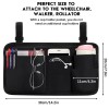 Ctwwfs Upgrade Wheelchair Side Bag with Cup Holder, Armrest Accessories