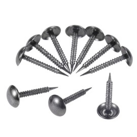 dophee 100Pcs Vintage Style Upholstery Nails Studs Tacks Pins for Furniture Sofa Door Decoration, Black, 8x20mm/0.31"x0.79"