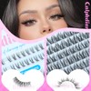 calphdair Natural Lash Clusters with Bottom Lashes DIY Wispy Cluster