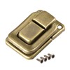 sourcing map Toggle Catch Lock, 38mm Retro Decorative Brass Hasp
