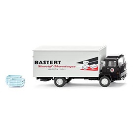 WIKING 042501 Magirus 100 D7 "Bastert" H0 1:87 Trunk Truck, black white