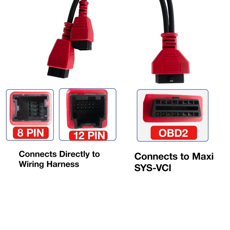 12+8 Diagnostic Adapter Cable for Chrysler– Security Gateway Bypass Connector