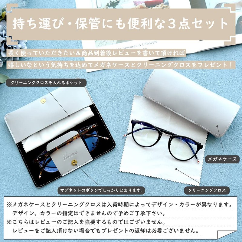Hodopus Blue Light Reduction Glasses, Boston Type, 99% Cut, UV420,