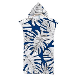 Proumhang Changing Aid Towel Poncho Bathrobe Men Women Surf Poncho Microfibre Bath Poncho and Poncho Towel 75 cm x 110 cm Mode 3