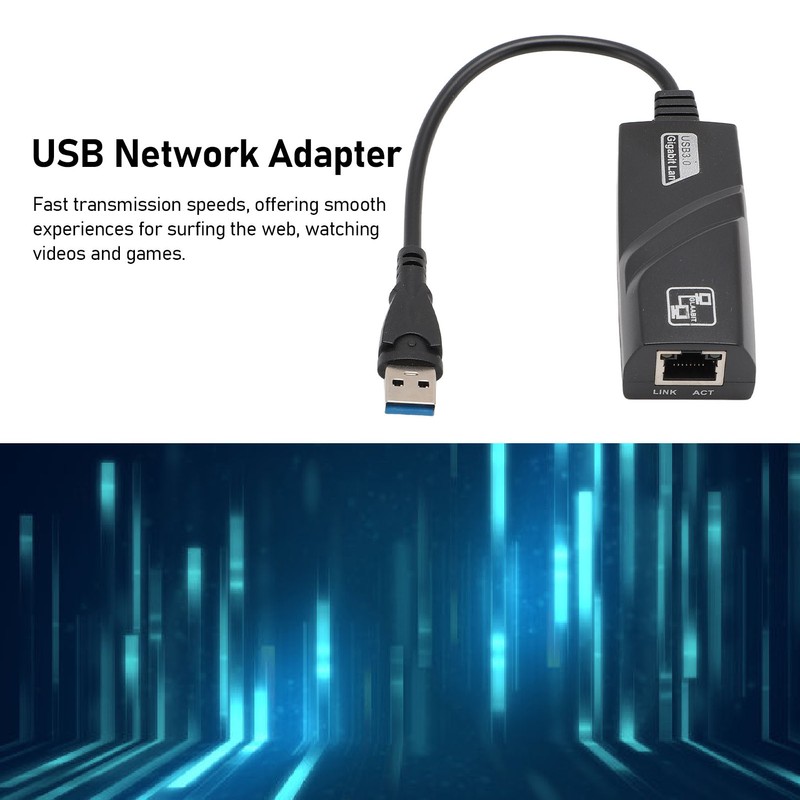 USB 3.0 to 10 100 1000Mbps Gigabit Ethernet Network Adapter