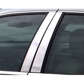GenX Trims 4 Piece Chrome Stainless Steel Pillar Post Trim Compatible with 1998-2011 Lincoln Town Car