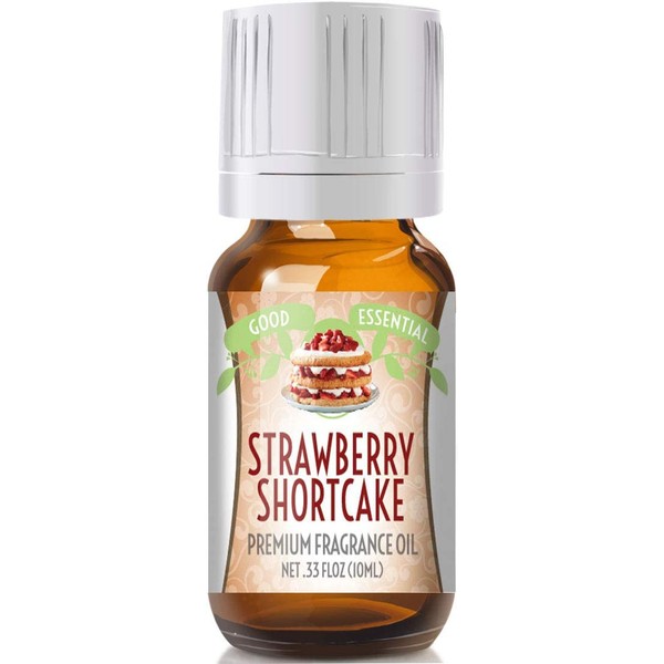 Strawberry Shortcake Scented Oil by Good Essential (Premium Grade Fragrance Oil) - Perfect for Aromatherapy, Soaps, Candles, Slime, Lotions, and More!