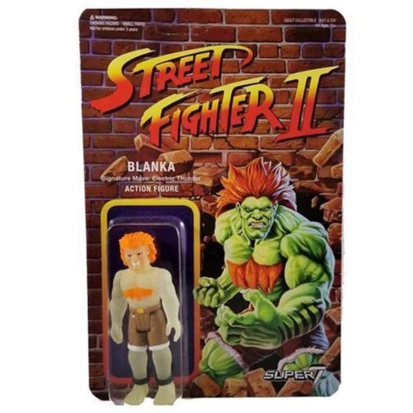 Street Fighter 2 Glow-in-The-Dark Blanka Retro Action Figure